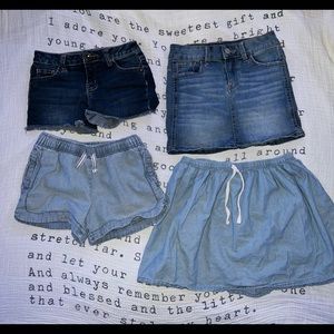 Girls’ size 8 short/skirt lot